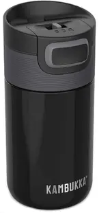 Cană termică Kambukka Etna - neagra, 300ml