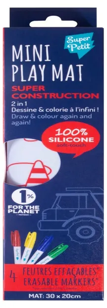 Suport pentru colorat Super Petit - Mașini, cu 4 markere