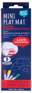 Suport pentru colorat Super Petit - Mașini, cu 4 markere