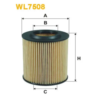 Filtru ulei WIX FILTERS WL7508