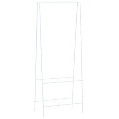 vidaXL Cuier de haine, 59 x 35 x 150 cm, alb