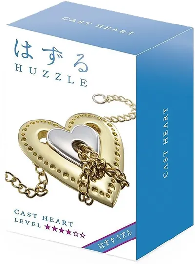 Puzzle logic metalic Hanayama - Cast Puzzle Heart Huzzle
