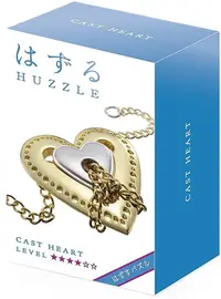 Puzzle logic metalic Hanayama - Cast Puzzle Heart Huzzle