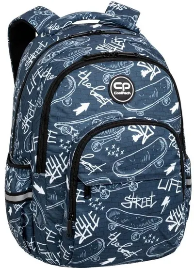 Ghiozdan școlar Cool Pack Basic Plus - Street Life, 27 l