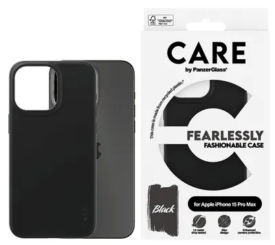 Husa CARE - Fashionable, iPhone 15 Pro Max, negru