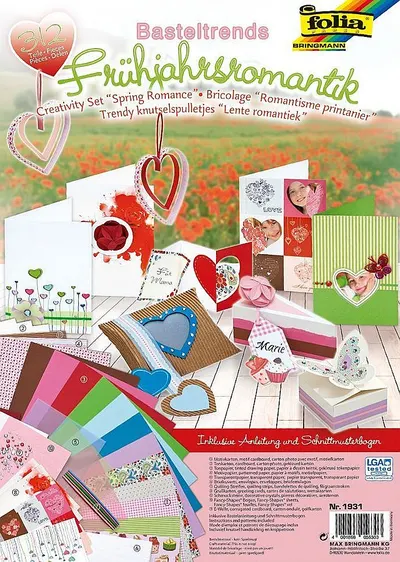 Set creativ pentru aplicatii si scrapbookingг Folia - Romantica