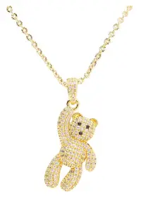 Colier Cu Pandantiv Teddy Crystal