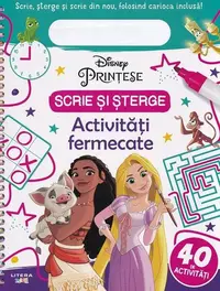 Disney Prințese. Scrie și șterge. Activități fermecate - Paperback - Disney