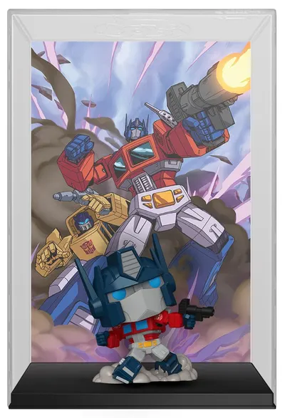 Figurină Funko POP! Comic Covers: Transformers X Magic The Gathering - Optimus Prime (Special Edition) #1110