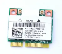Placa de Retea: Dell Dw1502; Wireless 150 Mbps; Upci; Ref