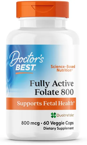 Fully Active Folate 800, 800 mcg, 60 capsule, Doctor's Best