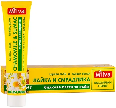 Milva Pastă de dinți cu mușețel și sumac, 75 ml