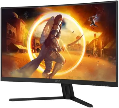 Monitor gaming AOC - CQ32G4VE, 31.5'', 180Hz, 1ms, Curved, negru/gri