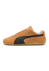 Pantofi sport Speedcat de piele intoarsa - Negru/Portocaliu mandarina