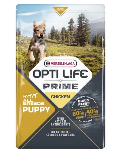 VERSELE-LAGA Opti Life Prime Puppy Chicken Hrana uscata pentru caitei, cu pui 12,5kg