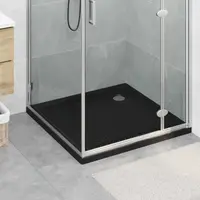 vidaXL Tavă de bază pentru duș cu puncte 90 x 90 x 4 cm ABS Negru