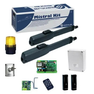 Kit automatizare poarta batanta Mistral 300, 2x2.5m - GENIUS by FAAC MISTRAL300-51700781-KIT