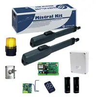 Kit automatizare poarta batanta Mistral 300, 2x2.5m - GENIUS by FAAC MISTRAL300-51700781-KIT