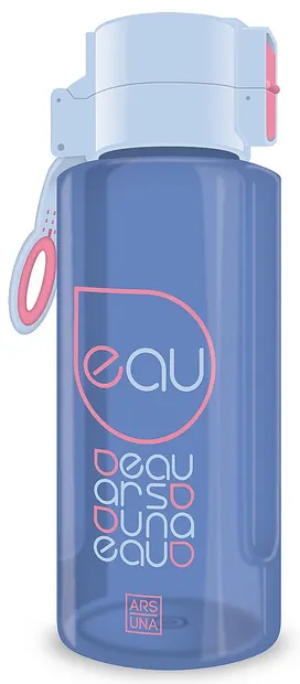 Sticlă de apă Ars Una - Albastra-roz, 650 ml