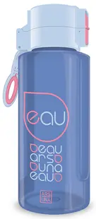 Sticlă de apă Ars Una - Albastra-roz, 650 ml