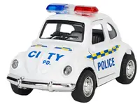 Joaca de copii Raya Toys - Mașină de poliție cu sunet și lumini, albă