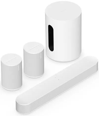 Sistem soundbar Sonos - Home Cinema, 7.1.4 Dolby Atmos, Wi-Fi, alb