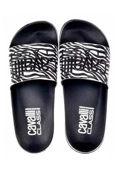 Pantofi sport barbati - D000786-B001 - negru/zebra