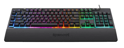 Tastatura pentru jocuri Redragon - Shiva, RBG, negru