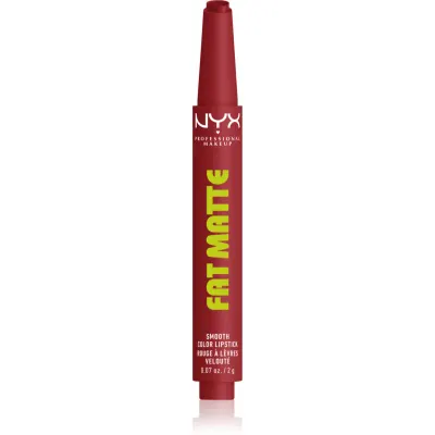 NYX Professional Makeup Fat Matte balsam de buze cu efect matifiant Mauve Cloud 2 g