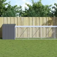 Gossi cotet de pui cu incinta antracit 110x1221x110cm otel galvanizat