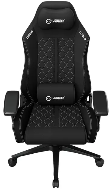 Scaun gaming Lorgar - CHA41, negru/alb