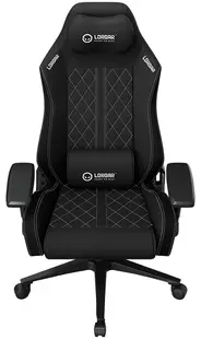 Scaun gaming Lorgar - CHA41, negru/alb
