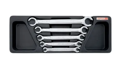 Set 5 chei inelare duble decupate 8-22mm, Toptul