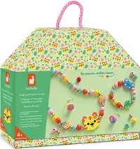 Set creativ Janod - Bijuterii DIY, 4 piese, junglă