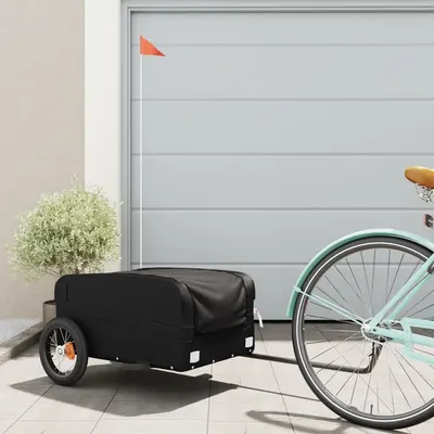 Gossi remorca pentru biciclete, negru, 30 kg, fier