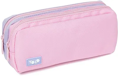 Penar școlar YOLO - Pastel, 2 fermoare