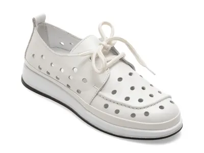 Pantofi GRYXX albi, 5092307, din piele naturala