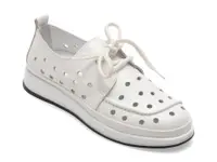 Pantofi GRYXX albi, 5092307, din piele naturala