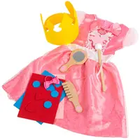 Costum de carnaval pentru copii Bigjigs - Prințesă, cu accesorii