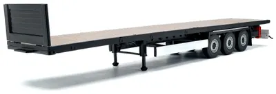Model de colecționar SOLIDO Modern: Remorci - Transport Trailer, Black, 2023