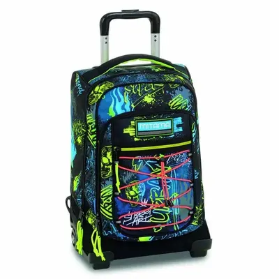 Ghiozdan troller, 51x35x27cm, 4 compartimente, Urban Evo, Mitama