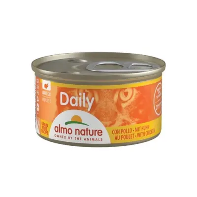 Hrana umeda pentru pisici Almo Nature Daily Conserva Pui Mousse 85g