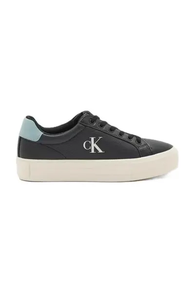 Pantofi sport pentru Femei - bold vulc flatf low lth m - YW0YW01669-0GX - Negru - Negru