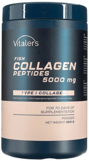 Vitaler's Peptide de colagen din pește, 5000 mg, 350 g