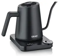 Cana electrică Graef - GK502 Pour-Over, 1200W, 0,9 l, negru