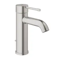 Baterie lavoar monocomanda cu ventil inclus, finisaj supersteel, Grohe Essence