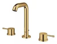 Baterie lavoar Grohe Essence 20296GL1, marime M, 193 mm, ventil, Auriu lucios