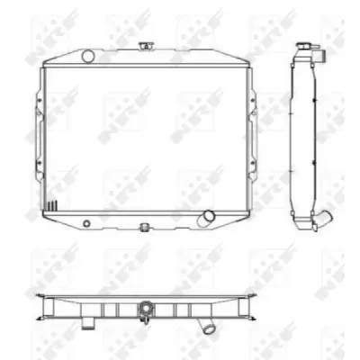 Radiator, racire motor NRF 504125