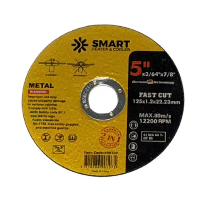 SET 25 BUC - Disc Taiere Inox si Metal T41, 125mm x 1.2mm x 22.23mm-disc plat