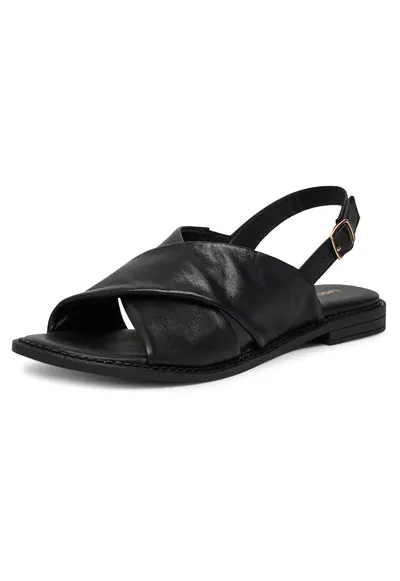 Sandale dama - EST-AFIONA-11 - piele naturala - negru